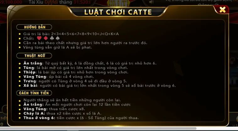 Cách Chơi Catte Tại HitClub Và Những Bí Quyết Chặn Bài Đỉnh Cao