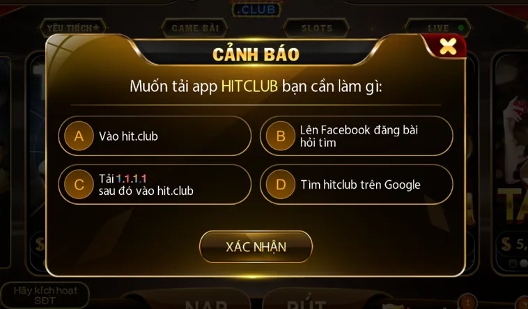Tải Hitclub siêu dễ – Chỉ 30 giây là chơi được
