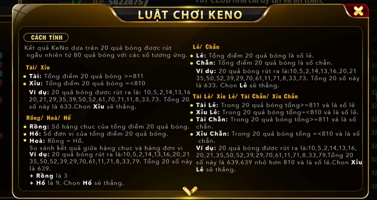 Bí Kíp Cách Chơi Keno Tại HitClub Luôn Thắng Cho Người Mới Bắt Đầu