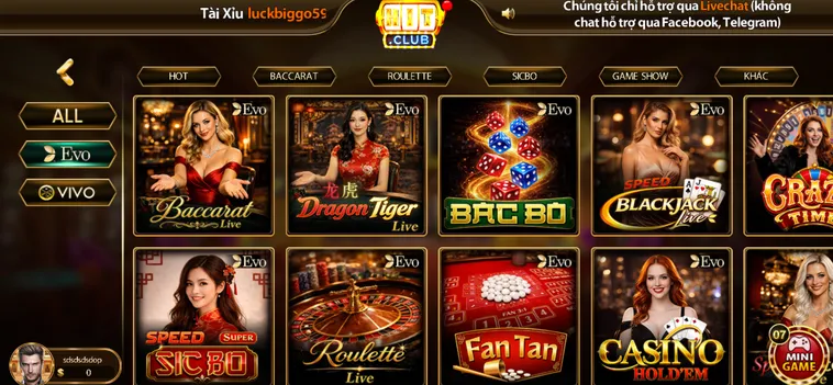 Live Casino Hitclub – Casino thật, trải nghiệm thật