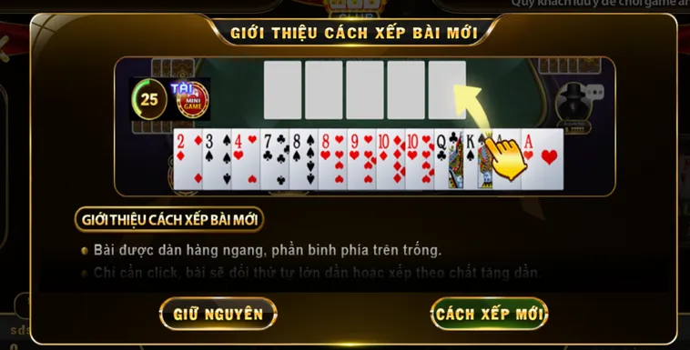 Sắp bài thông minh, đánh bài kịch tính