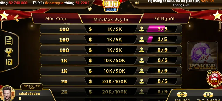 Cách Chơi Poker Tại HitClub Bí Quyết Làm Chủ Bàn Poker Quốc Tế Cho Game Thủ