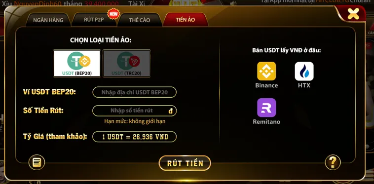 Rút tiền Hitclub – Siêu tốc, an toàn, minh bạch