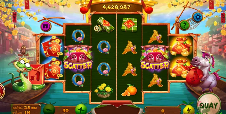 Sắc Xuân Chợ Tết Hitclub – Game nổ hũ chủ đề Tết siêu hot!