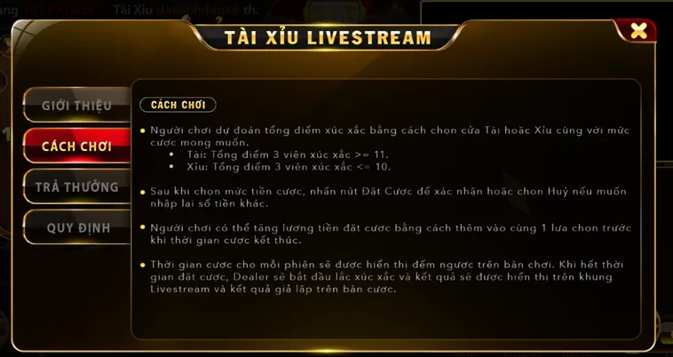 Cách Chơi Tài Xỉu Livestream Tại HitClub Thắng Lớn Với Người Chia Bài Thật