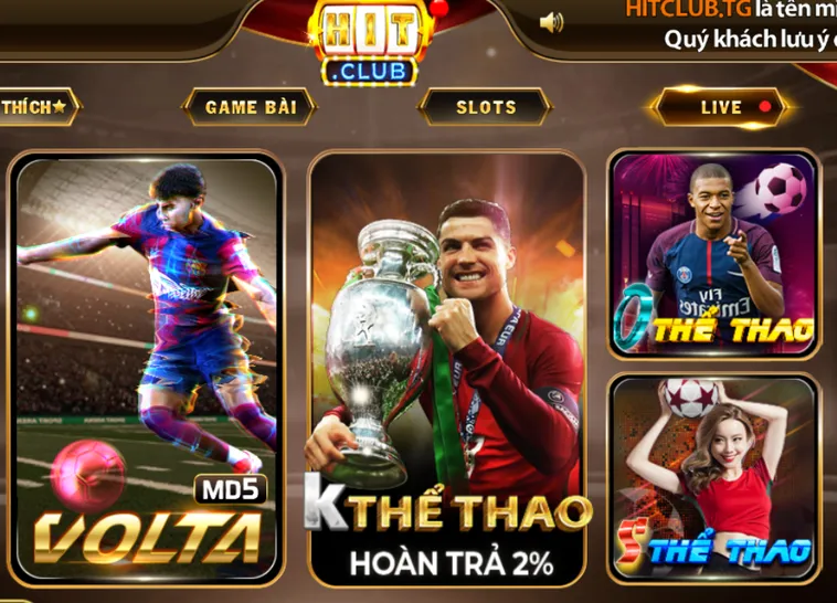 Thể Thao HitClub Đỉnh Cao Cá Cược Hấp Dẫn Với Tỷ Lệ Thưởng Lớn Nhất Năm 2026
